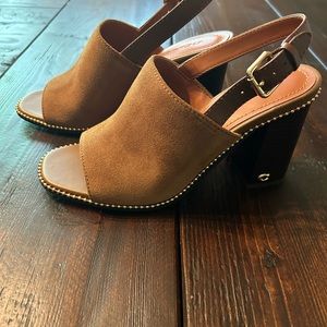 New Coach Maxine Suede Sanda Shoes